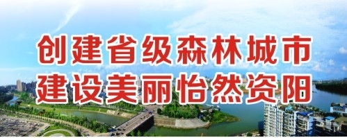 操我的大骚逼创建省级森林城市 建设美丽怡然资阳